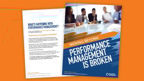 Moving Beyond Performance Management is Broken