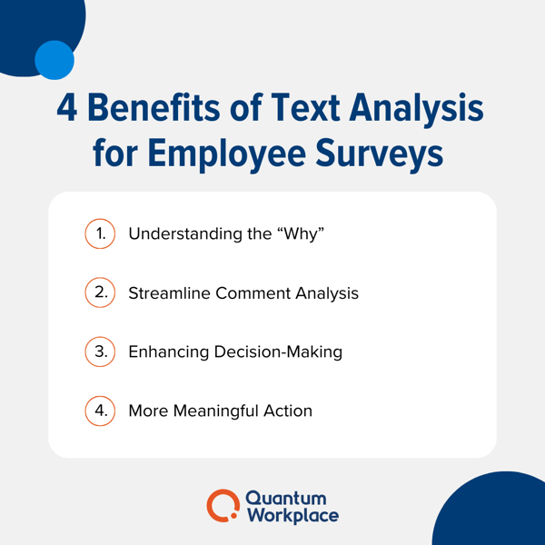 4 Benefits of Text Analysis for Employee Surveys